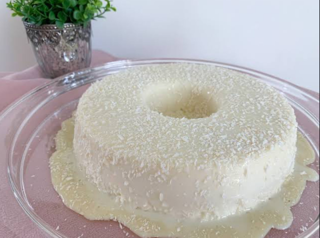 Pudim de Coco Gelado Simples